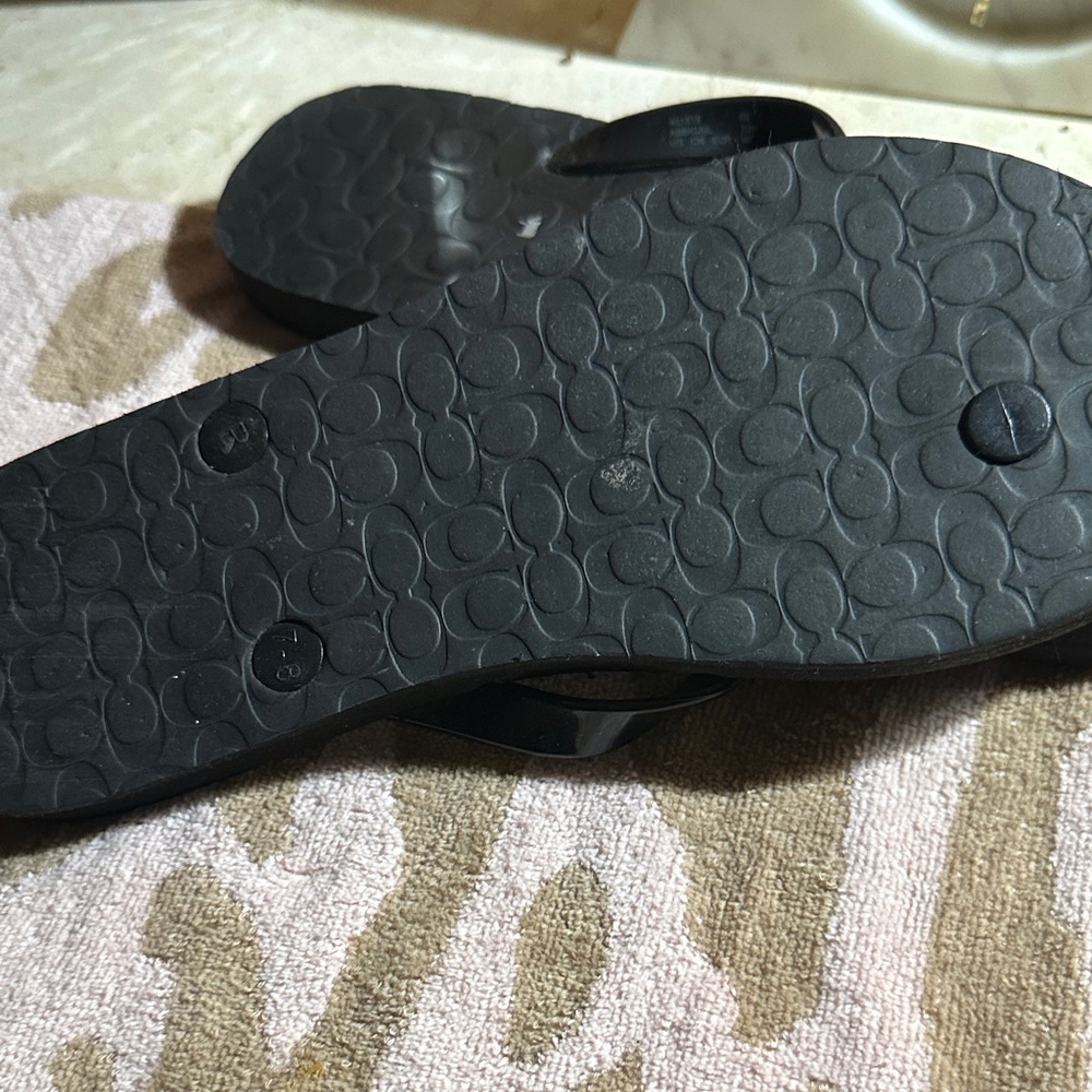Coach Black Sandals for Women - Picture 2 of 4